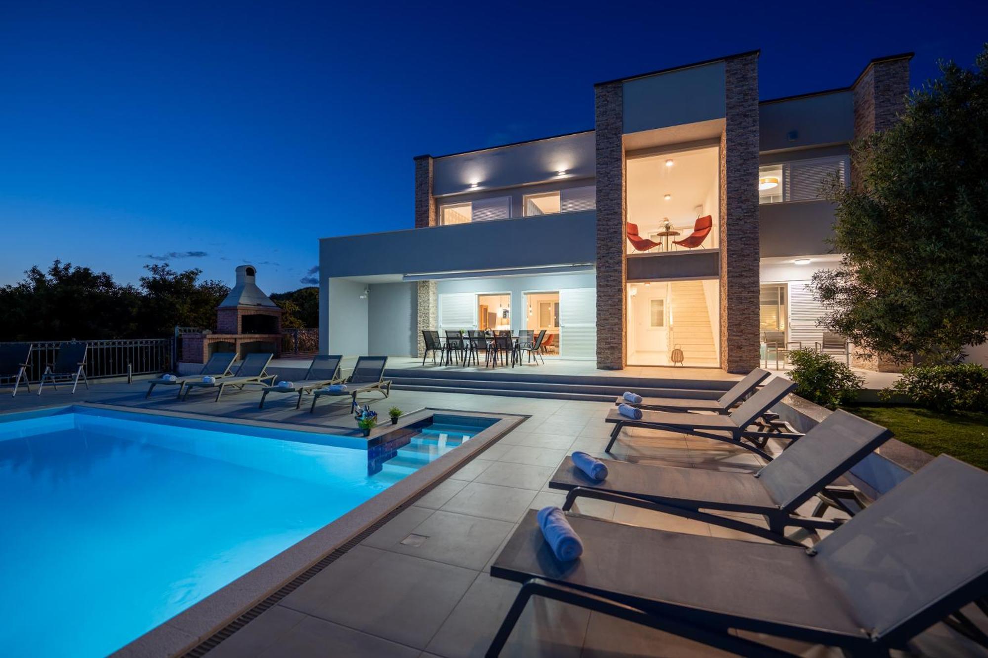 Villas Royal I With Private Pool Novalja Exterior foto